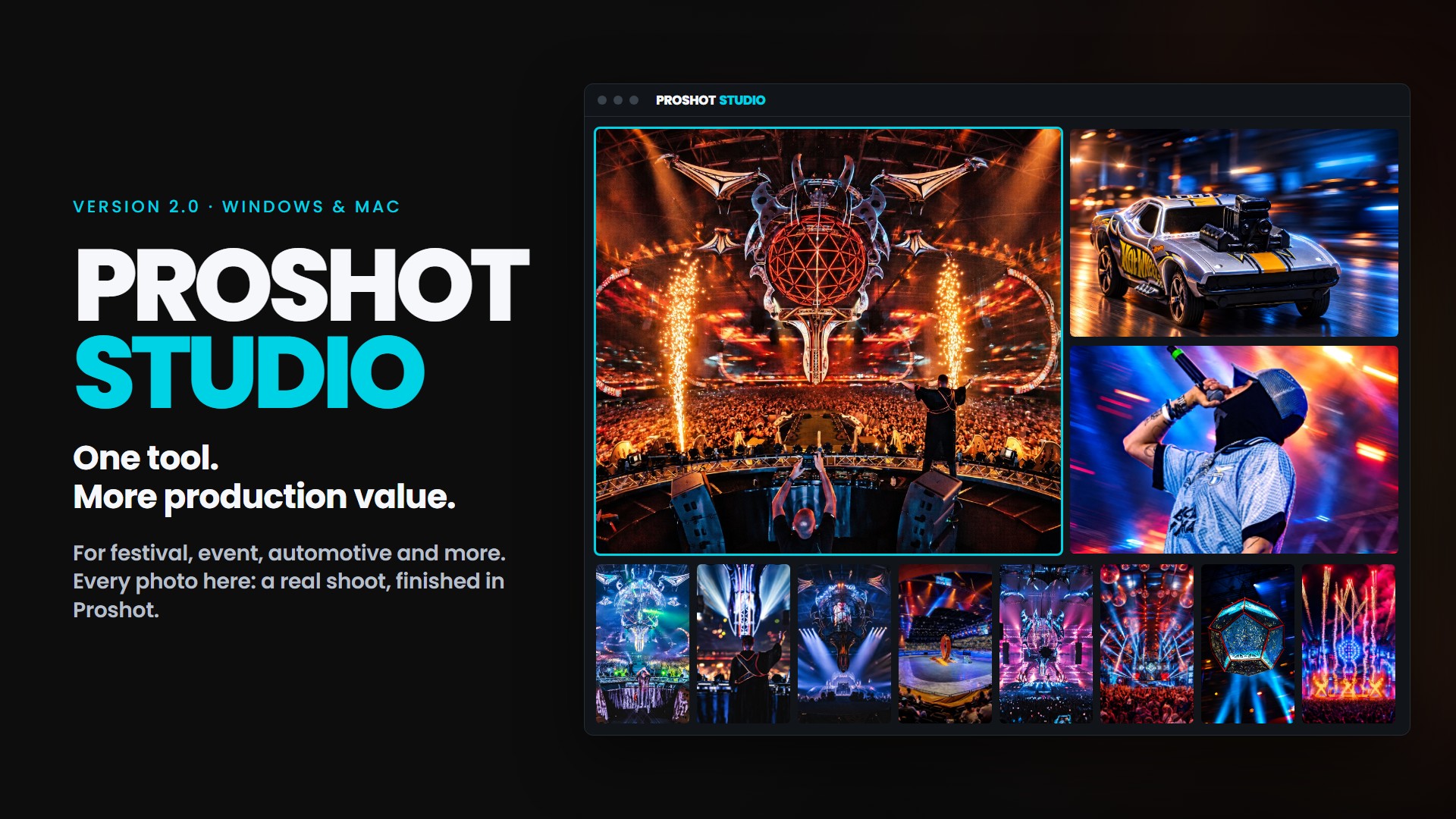 Proshot Studio: AI photo editing for photographers